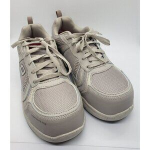 Skechers Composite Toe Safety Shoe, Work Summits SR Jaily Taupe Womens 8 EUR 38